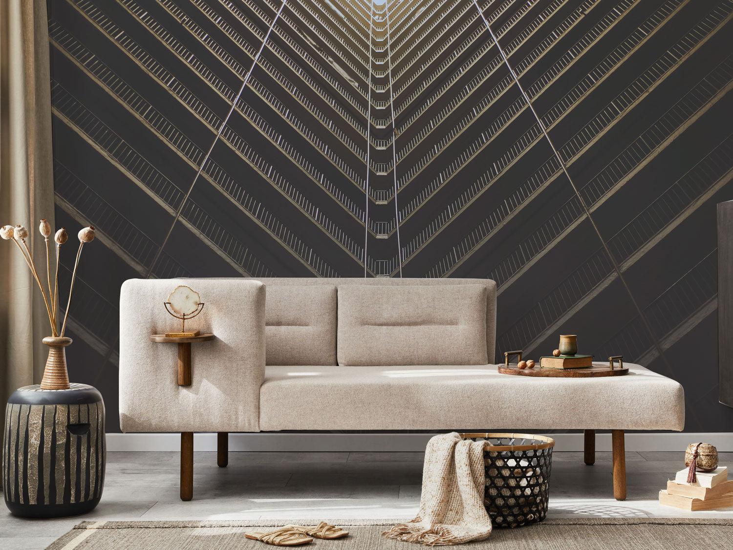 Inside Building Rise Wall Mural-Wall Mural-Eazywallz