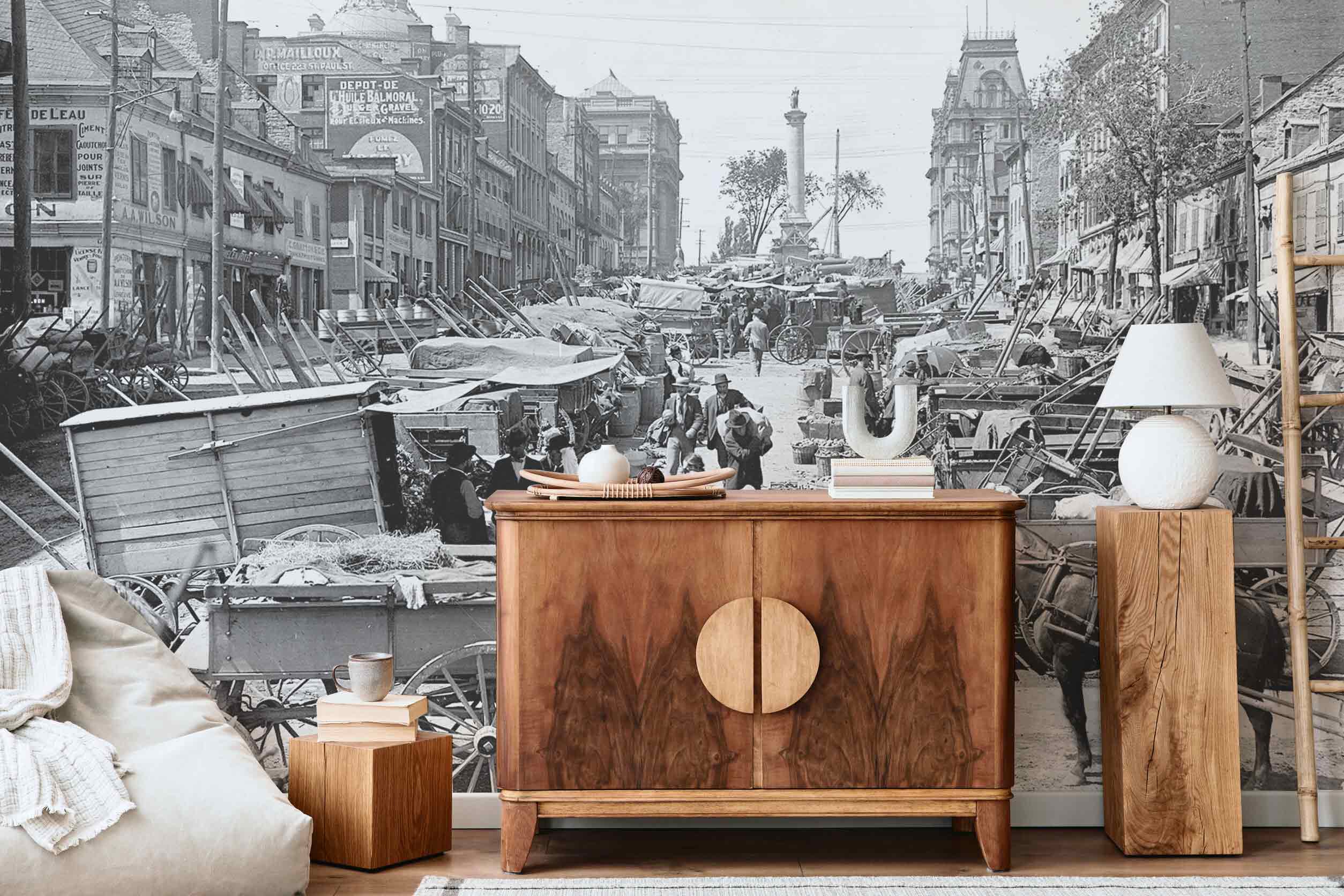 Jacques Cartier Square Wall Mural-Wall Mural-Eazywallz
