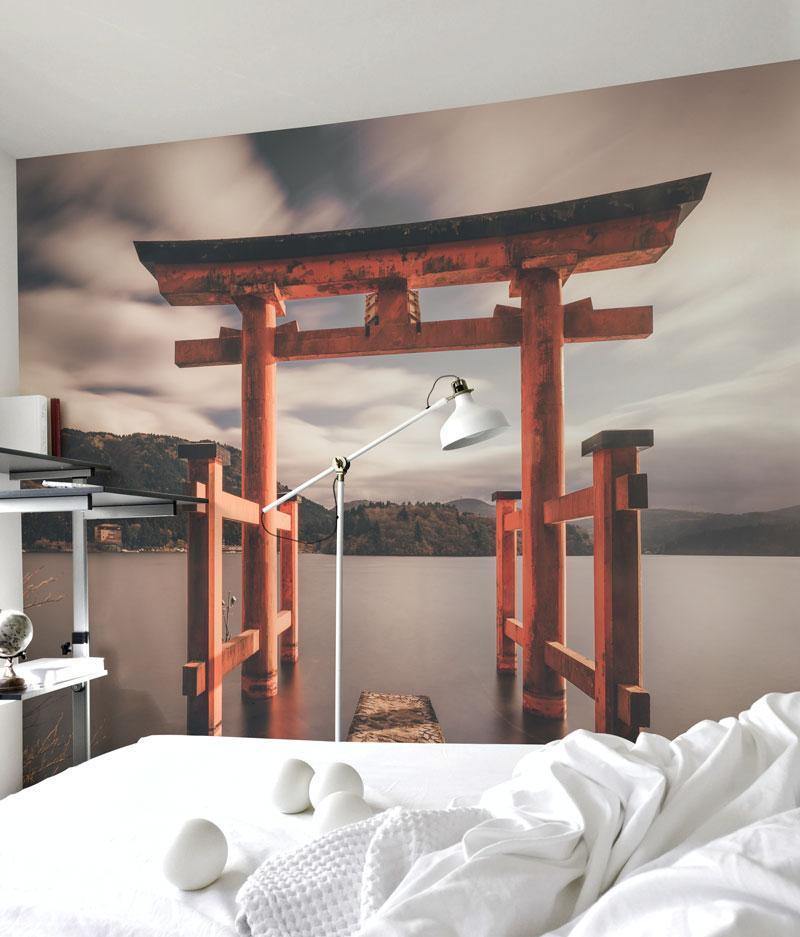 Japanese Gate Wall Mural-Wall Mural-Eazywallz