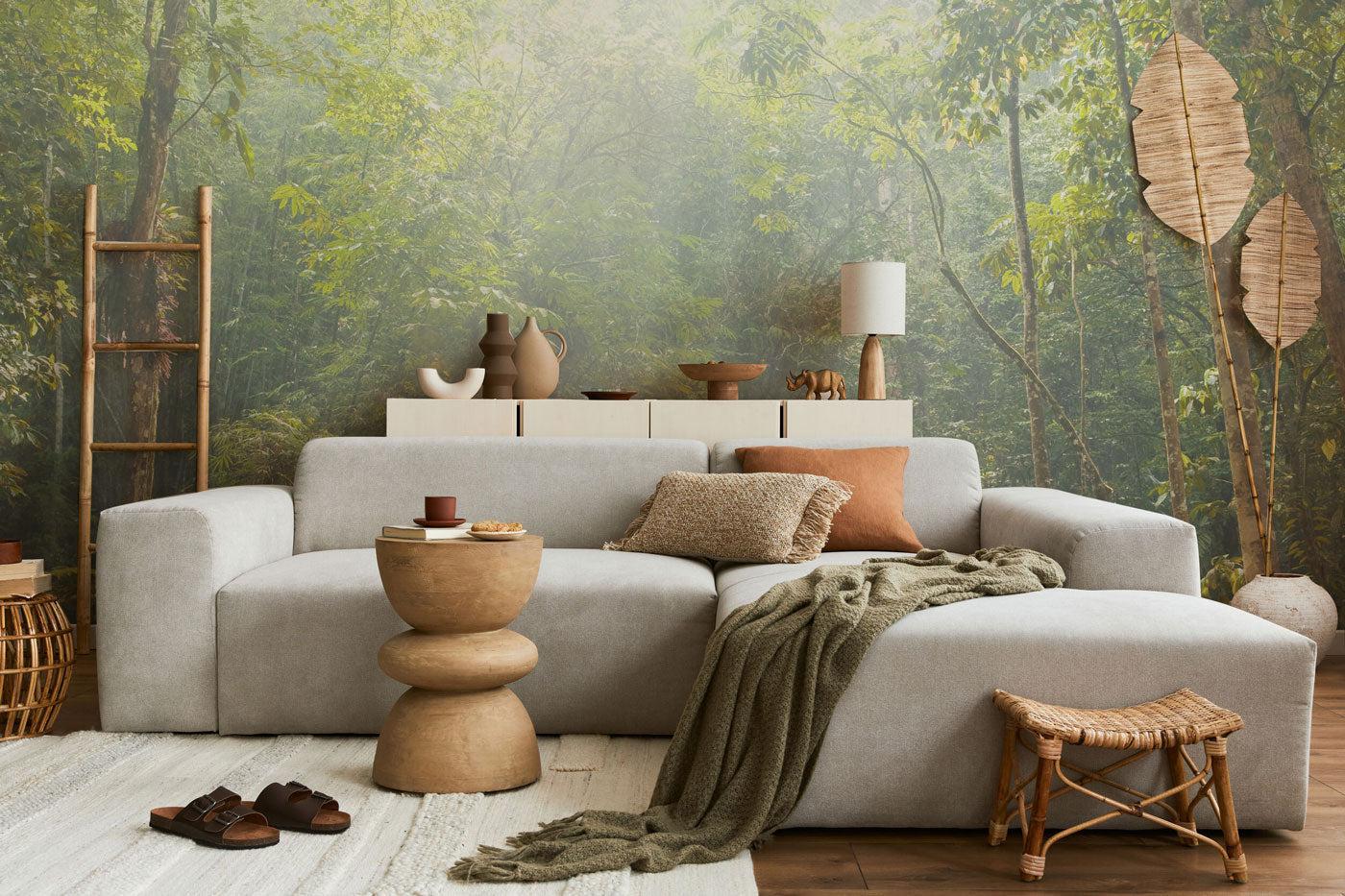 Jungle at dawn Wall Mural-Wall Mural-Eazywallz