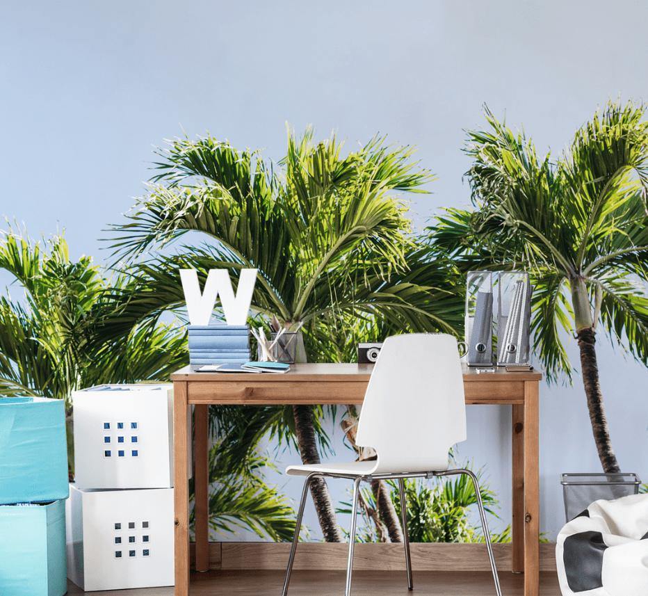 Key West Palm Trees Wall Mural-Wall Mural-Eazywallz