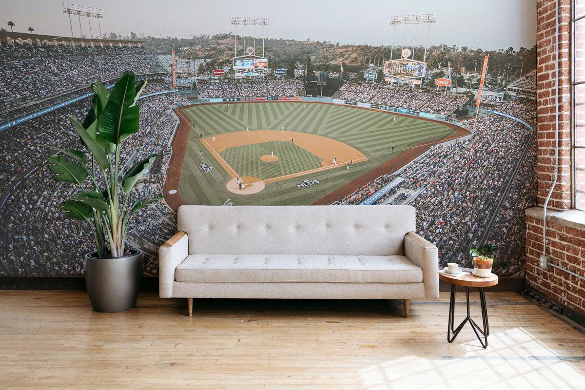 LA Dodgers Baseball Stadium 2 Wall Mural-Wall Mural-Eazywallz