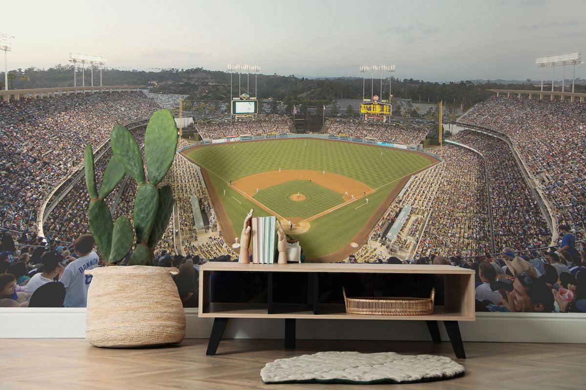 LA Dodgers Baseball Stadium Wall Mural-Wall Mural-Eazywallz