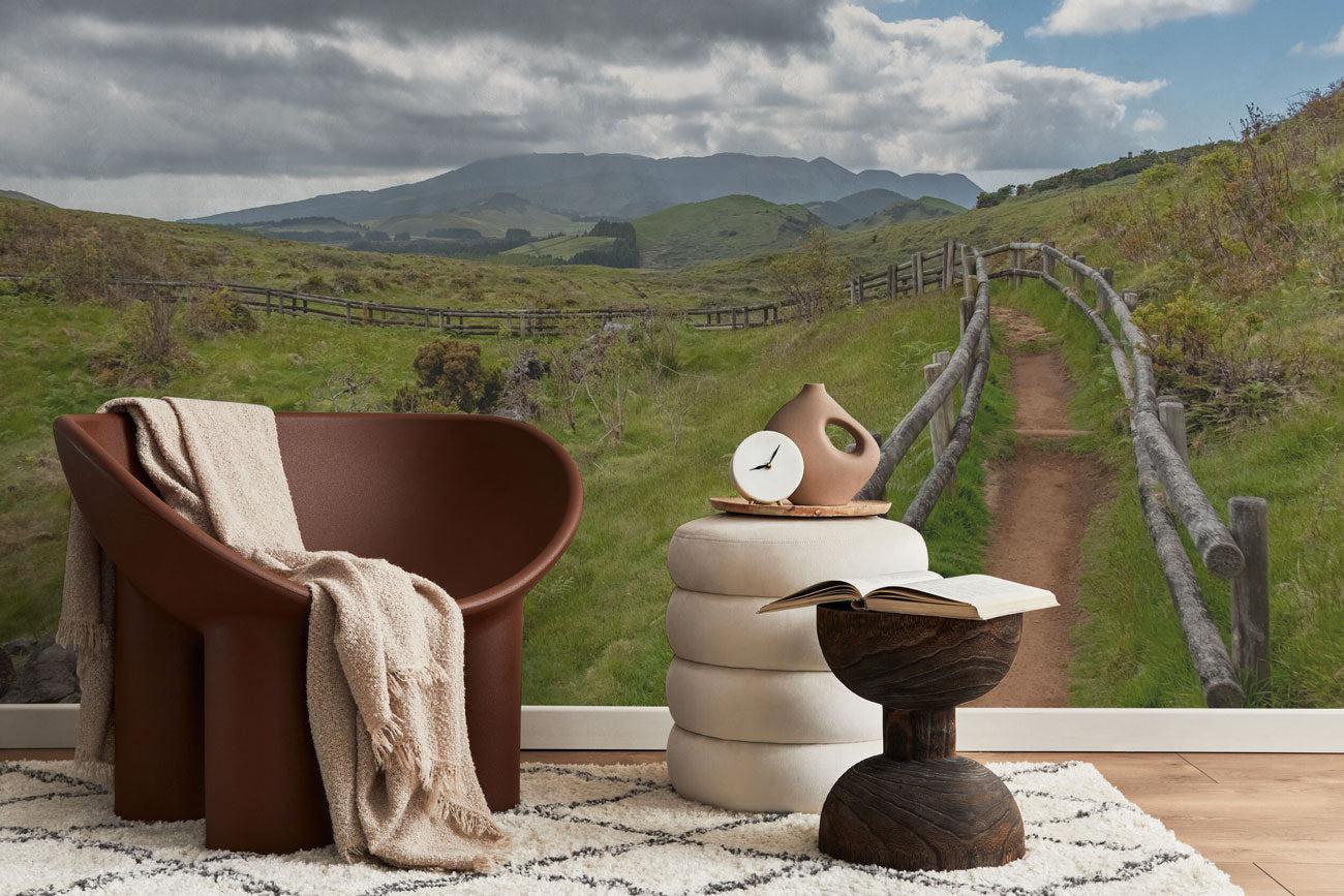 Landscape Trail Wall Mural-Wall Mural-Eazywallz