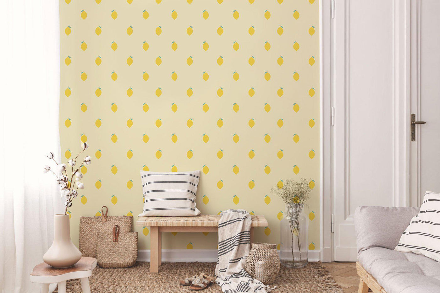 Lemon Love Wallpaper #414-Repeat Pattern Wallpaper-Eazywallz