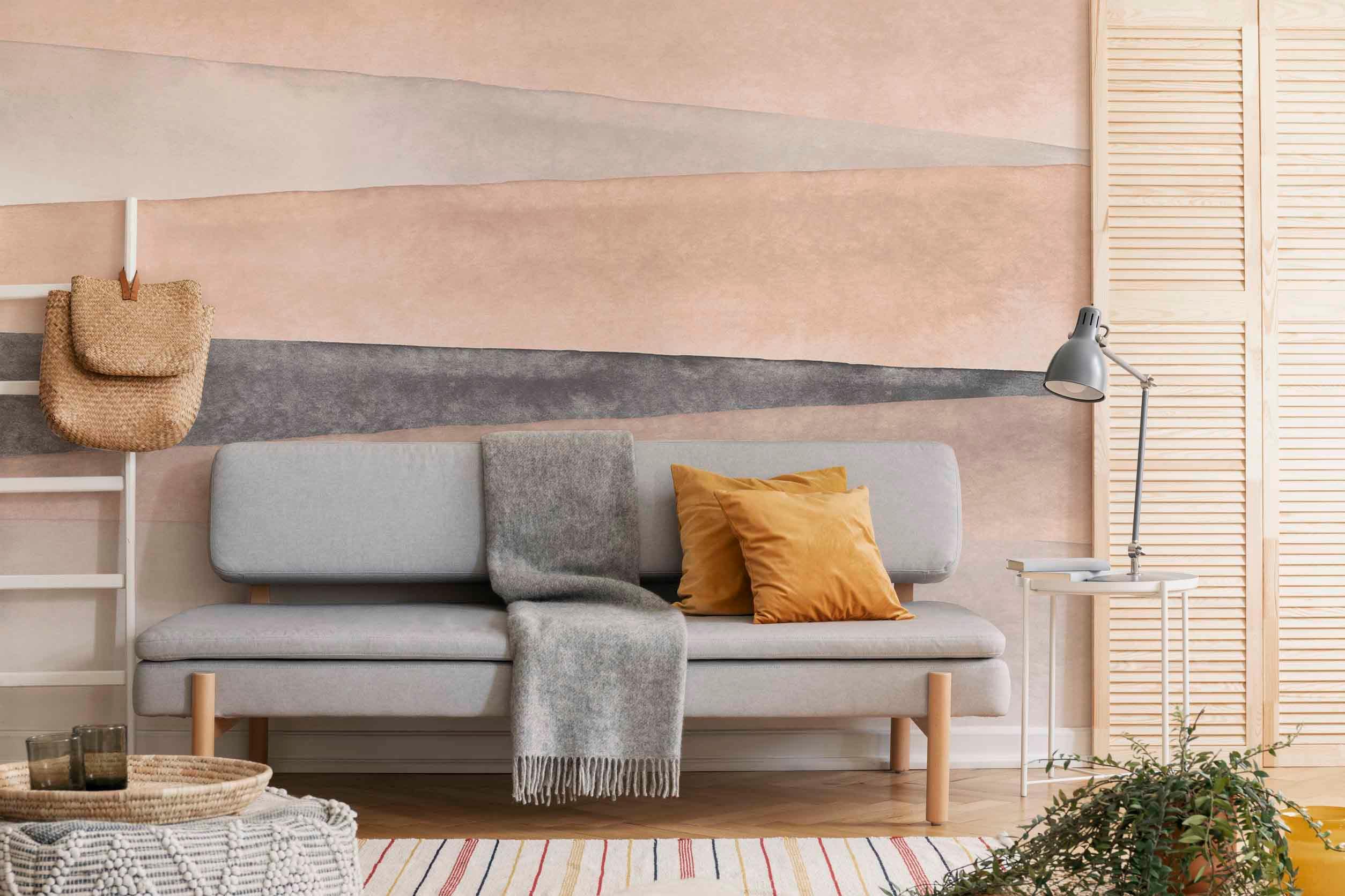 Light Abstract Stripes Wall Mural-Wall Mural-Eazywallz