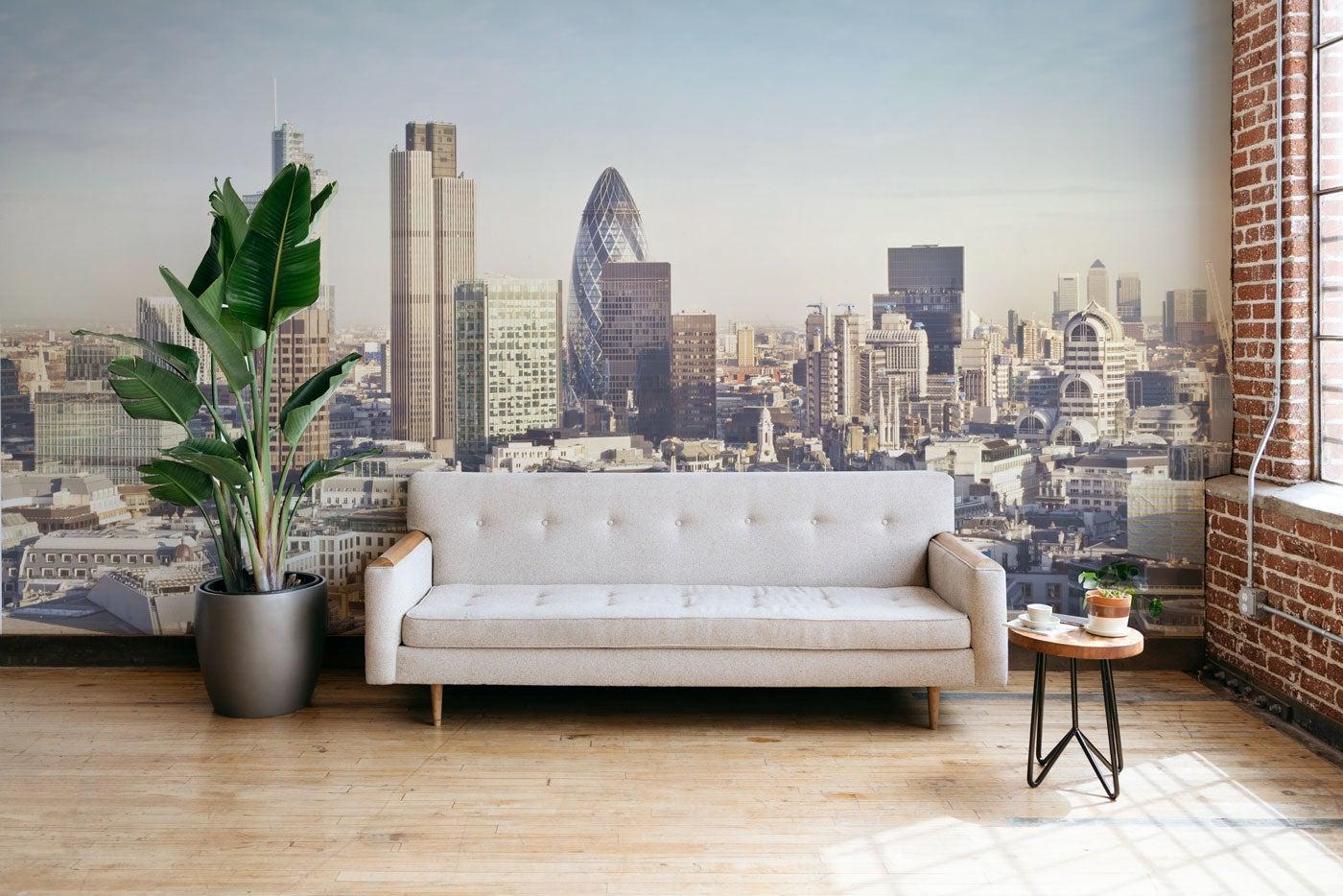 London Cityscape Wall Mural-Wall Mural-Eazywallz