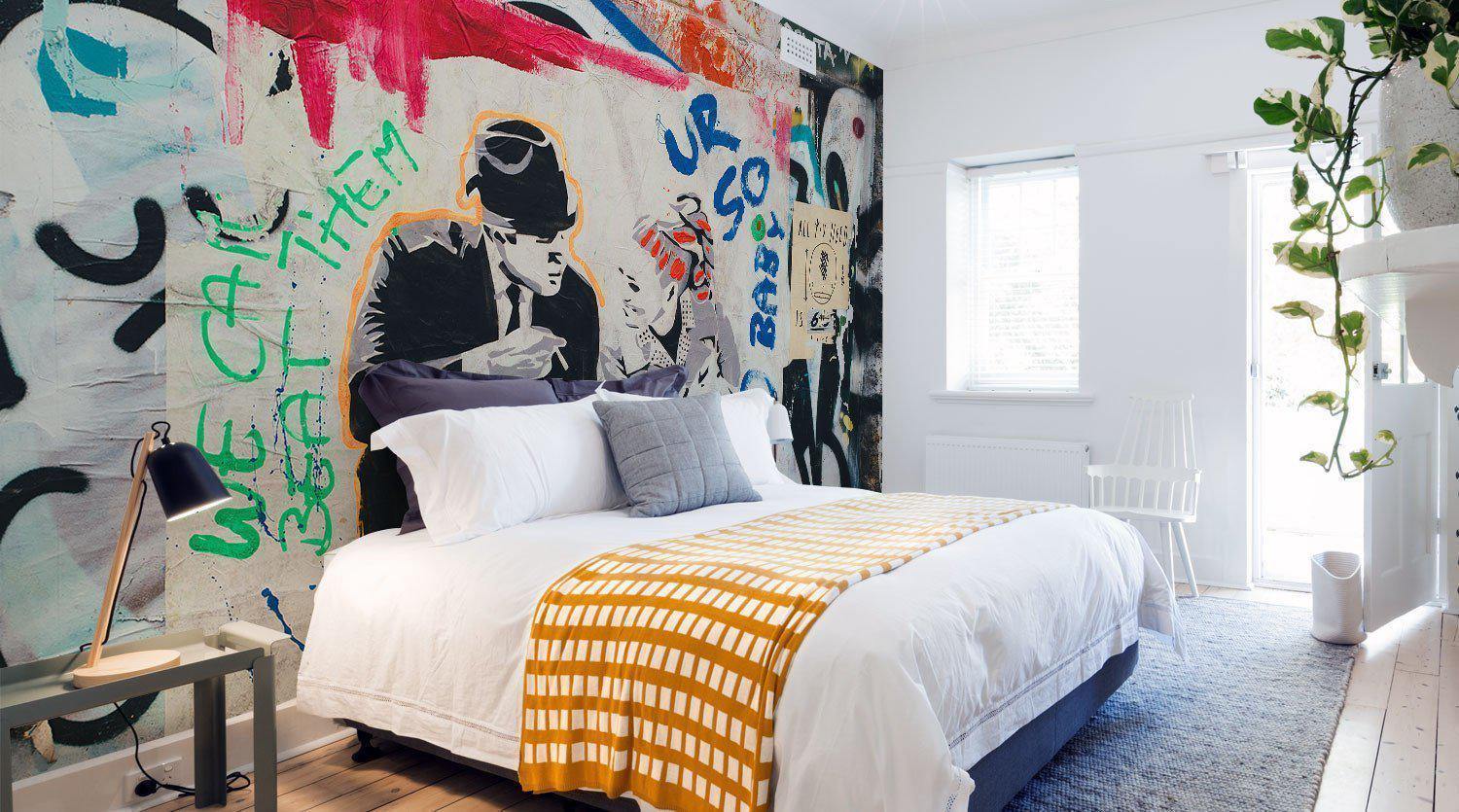 London Graffiti Art Wall Mural-Wall Mural-Eazywallz