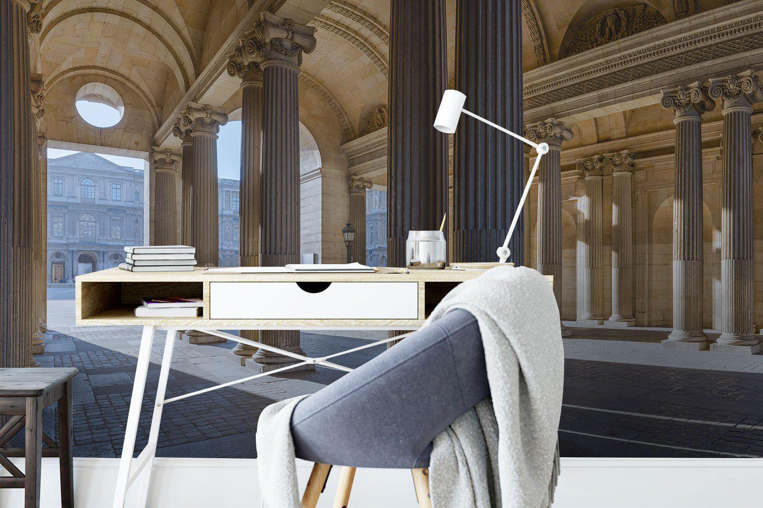 Louvre Passage Wall Mural-Wall Mural-Eazywallz