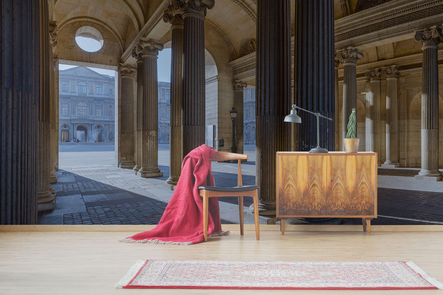 Louvre Passage Wall Mural-Wall Mural-Eazywallz