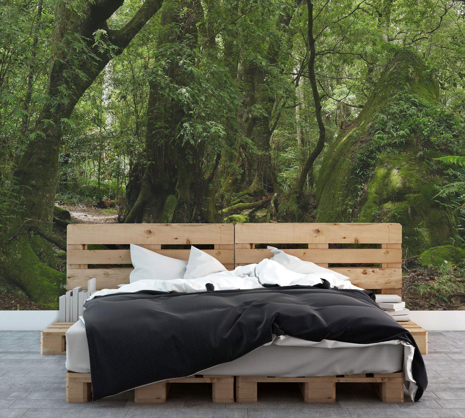 Lush jungle fauna Wall Mural-Wall Mural-Eazywallz