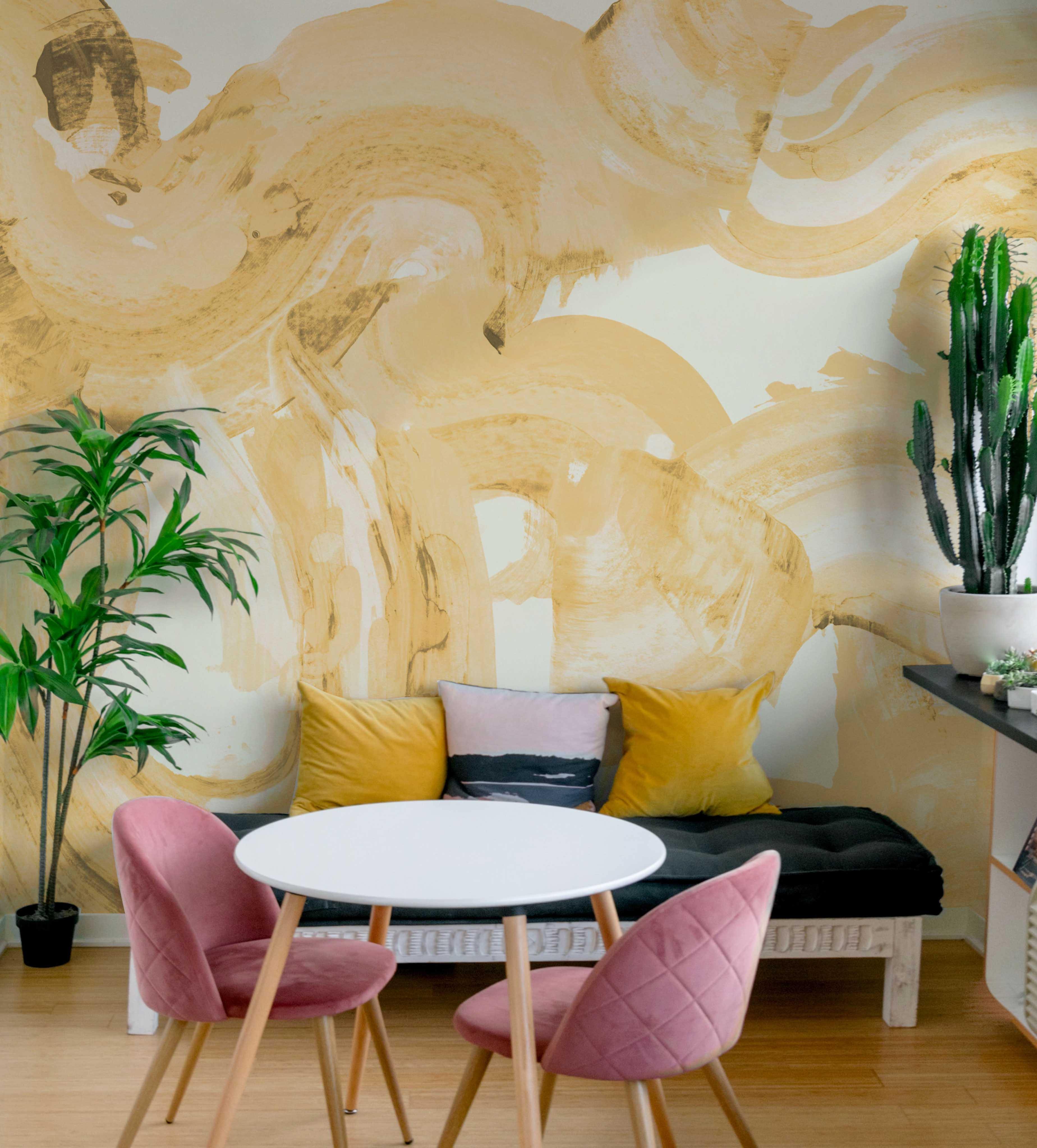 Mango Paint Brush Wall Mural-Wall Mural-Eazywallz