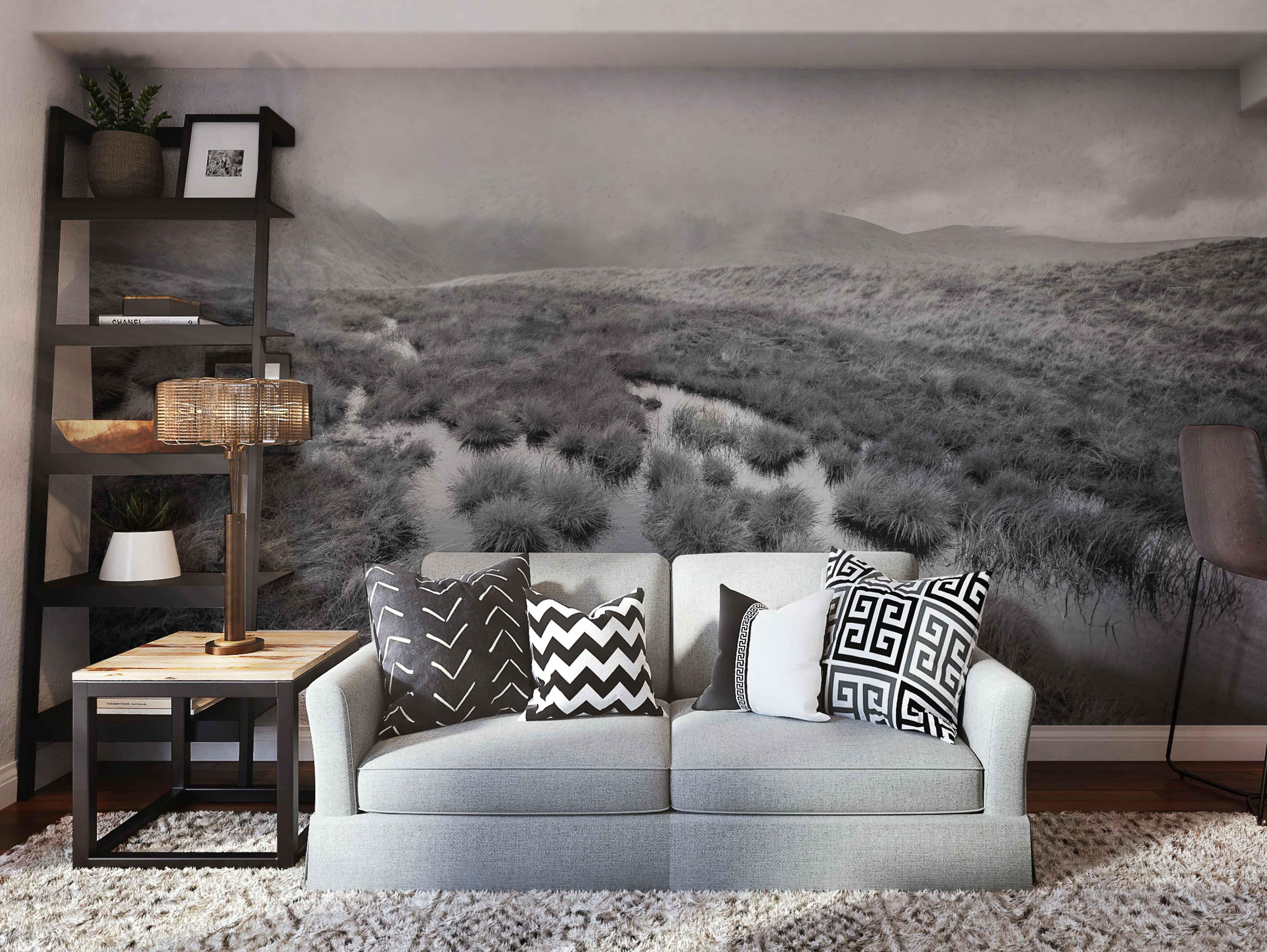 Minimal Landscape Wallpaper Mural-Wall Mural-Eazywallz
