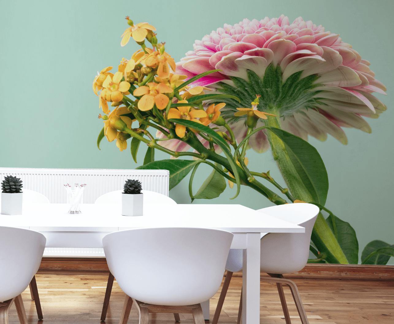 Mixed Colourful Flowers Wall Mural-Wall Mural-Eazywallz