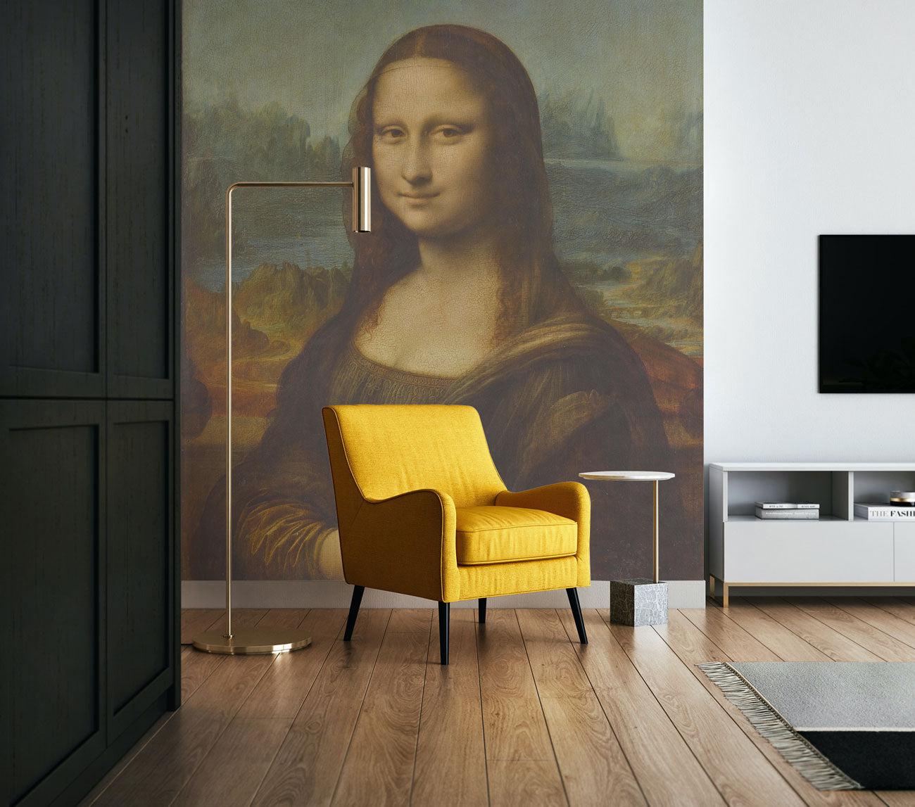 Mona Lisa Painting Wall Mural-Wall Mural-Eazywallz