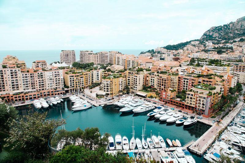 Monaco City Wall Mural-Wall Mural-Eazywallz