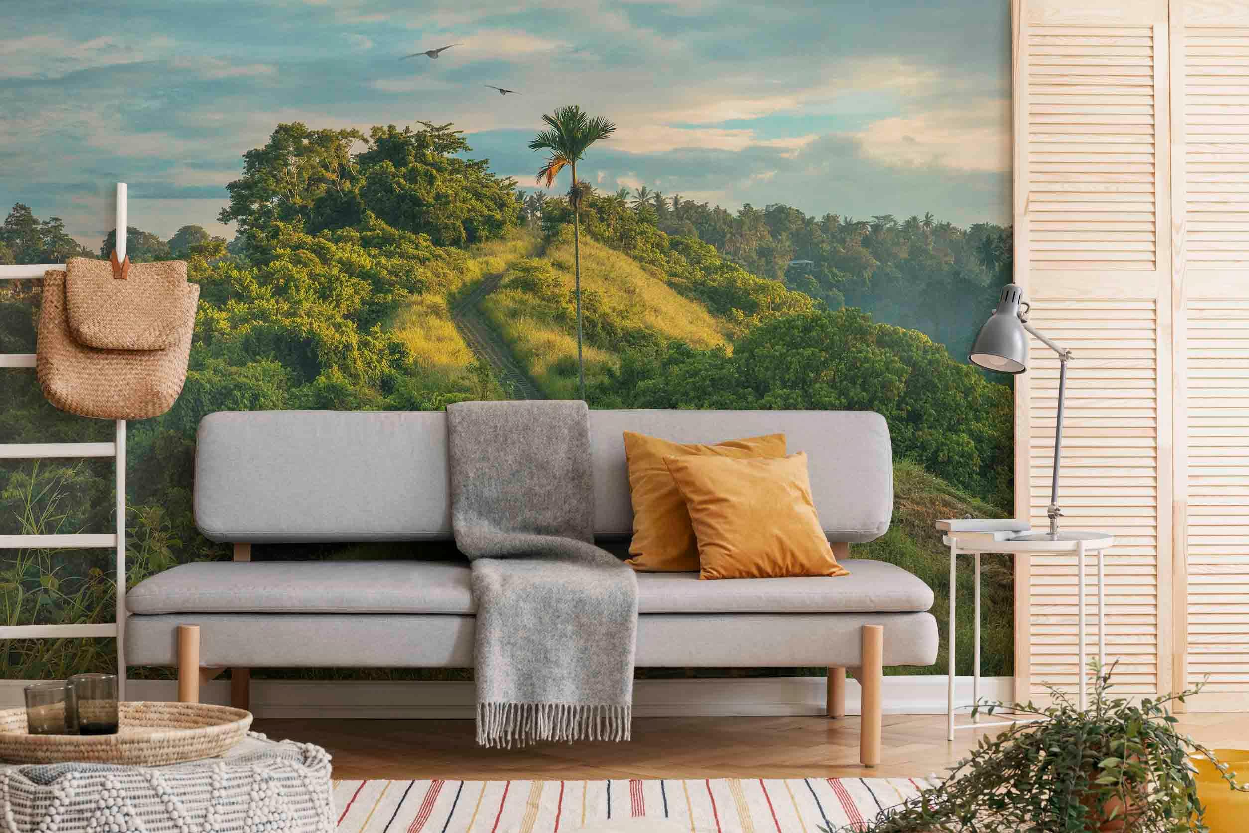 Mountain Pathway Wall Mural-Wall Mural-Eazywallz