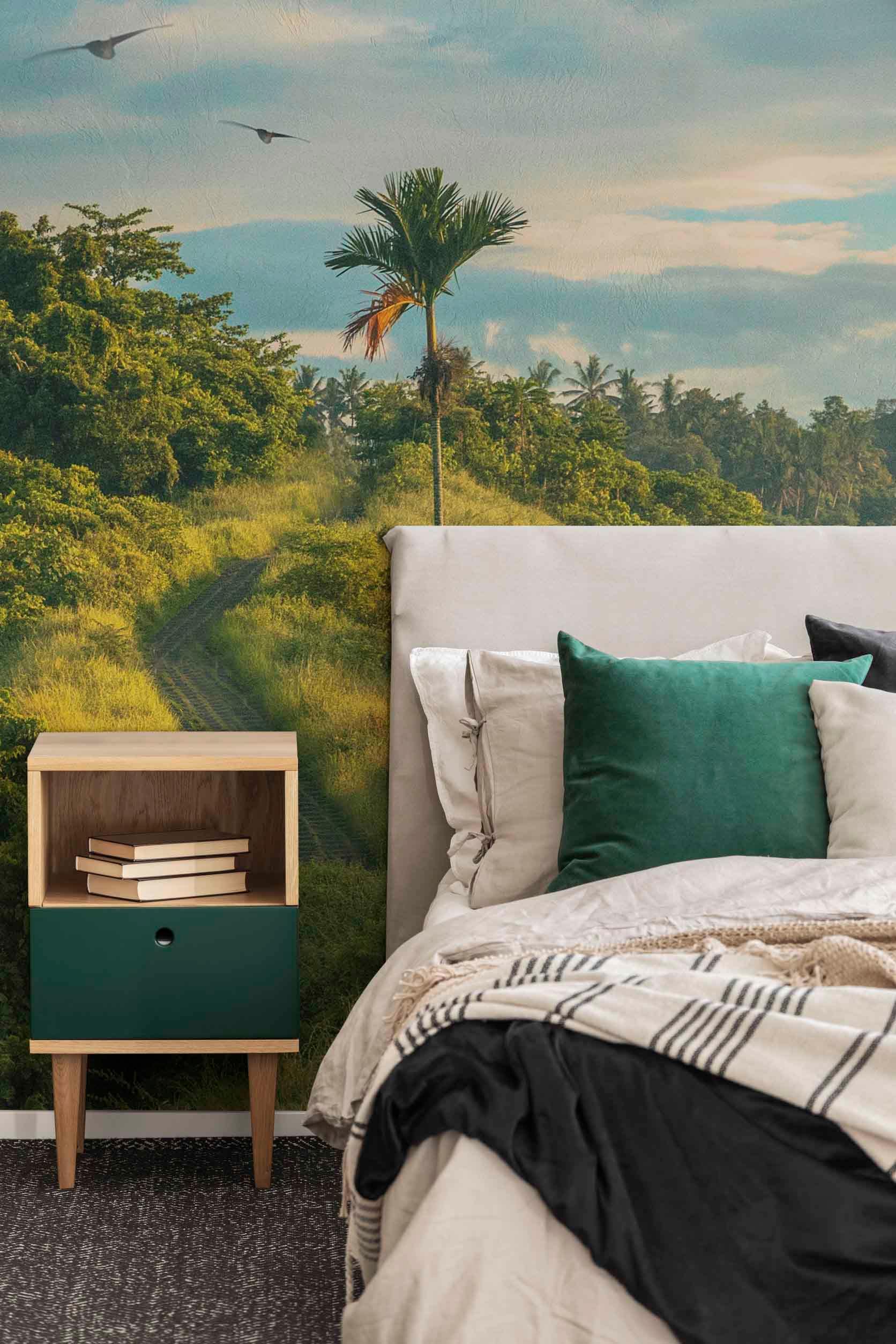 Mountain Pathway Wall Mural-Wall Mural-Eazywallz