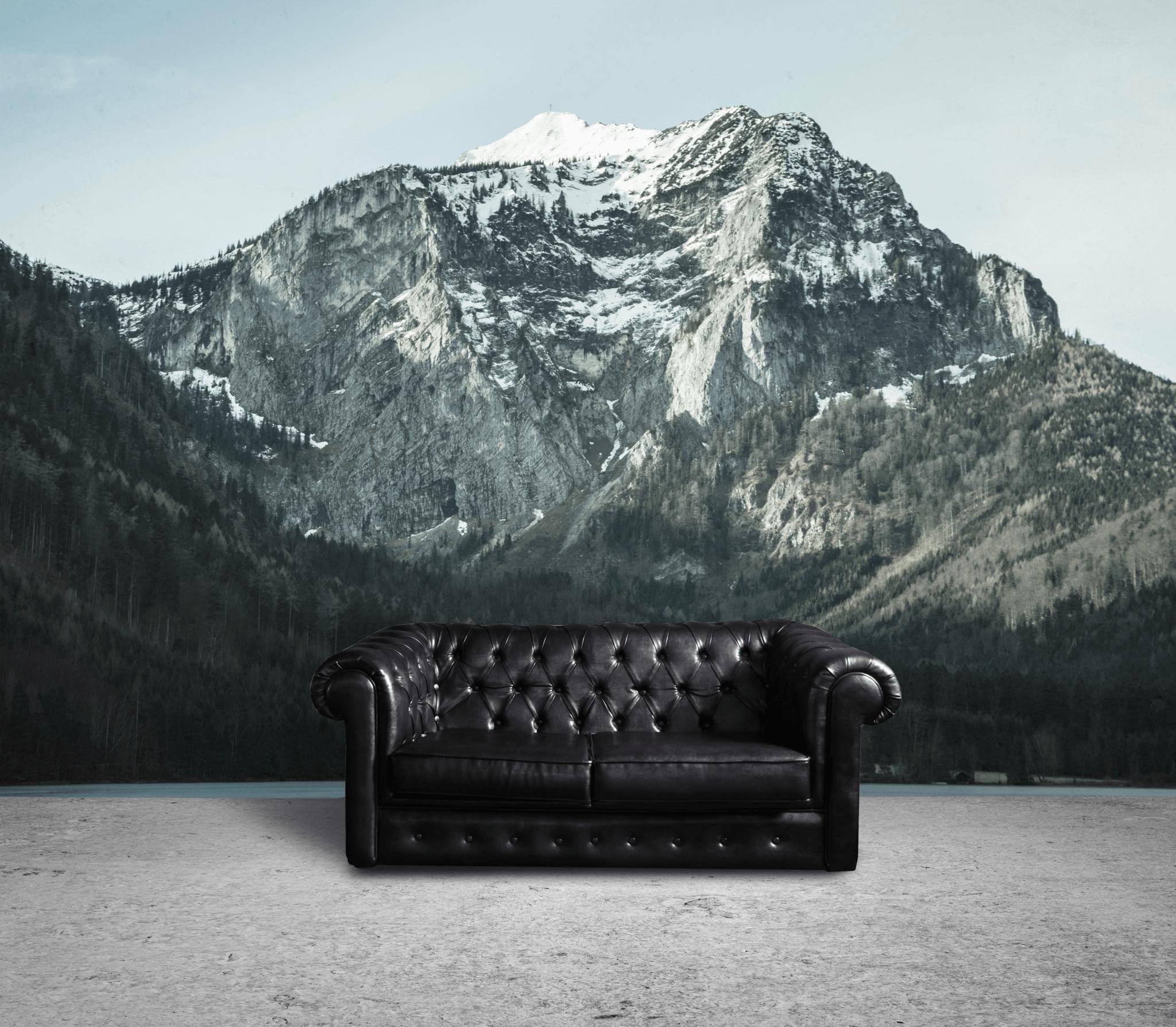 Mountain View Wall Mural-Wall Mural-Eazywallz