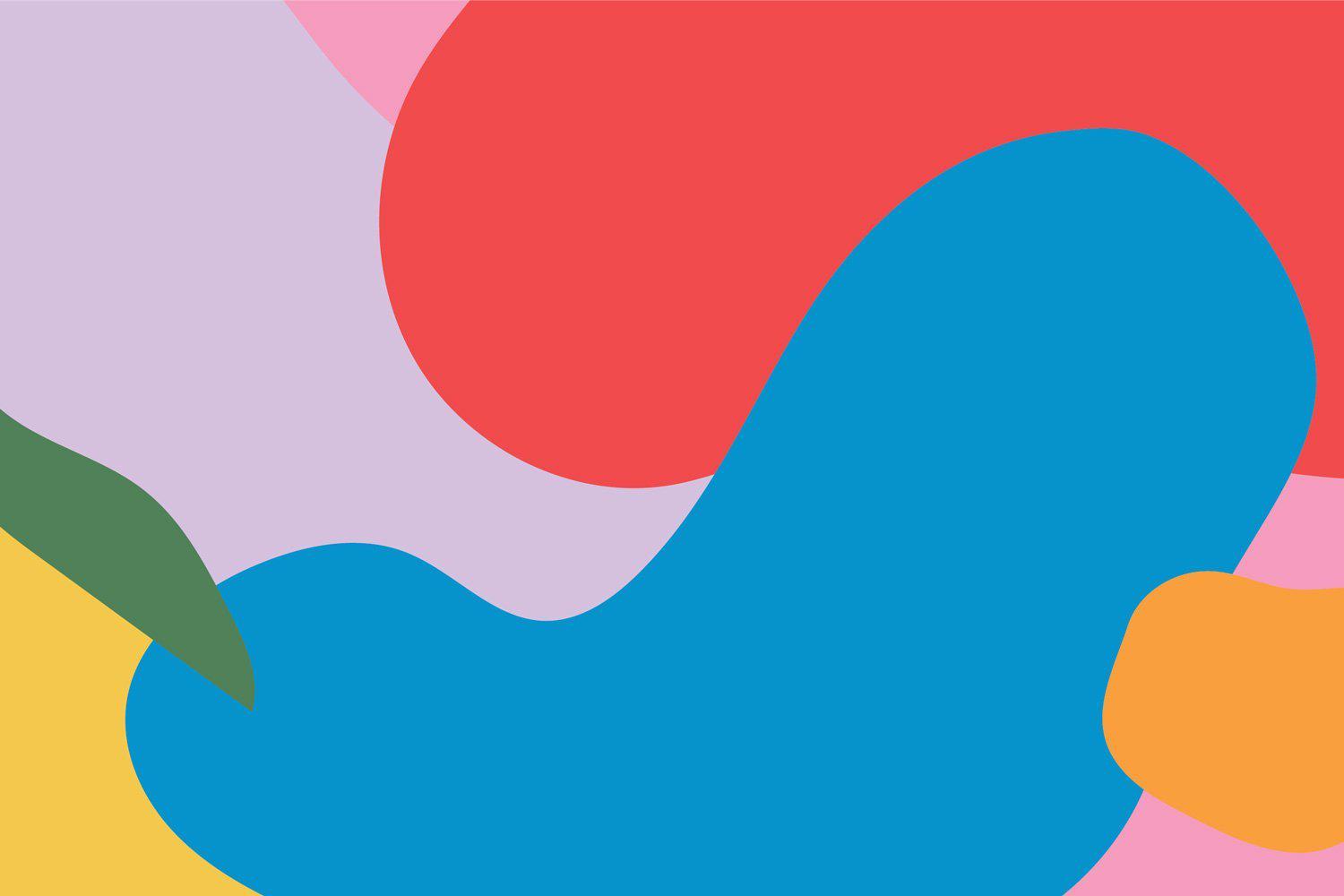 Multicolor Modern Abstract Mural Wallpaper-Wall Mural-Eazywallz