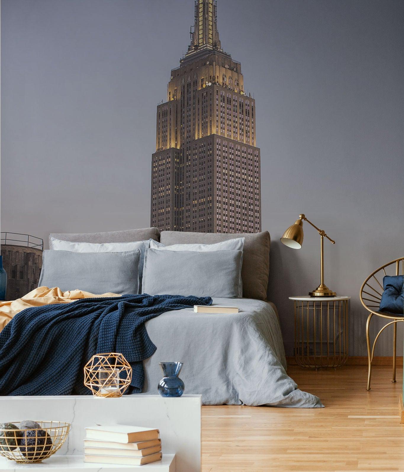 NYC Empire State Building Wall Mural-Wall Mural-Eazywallz