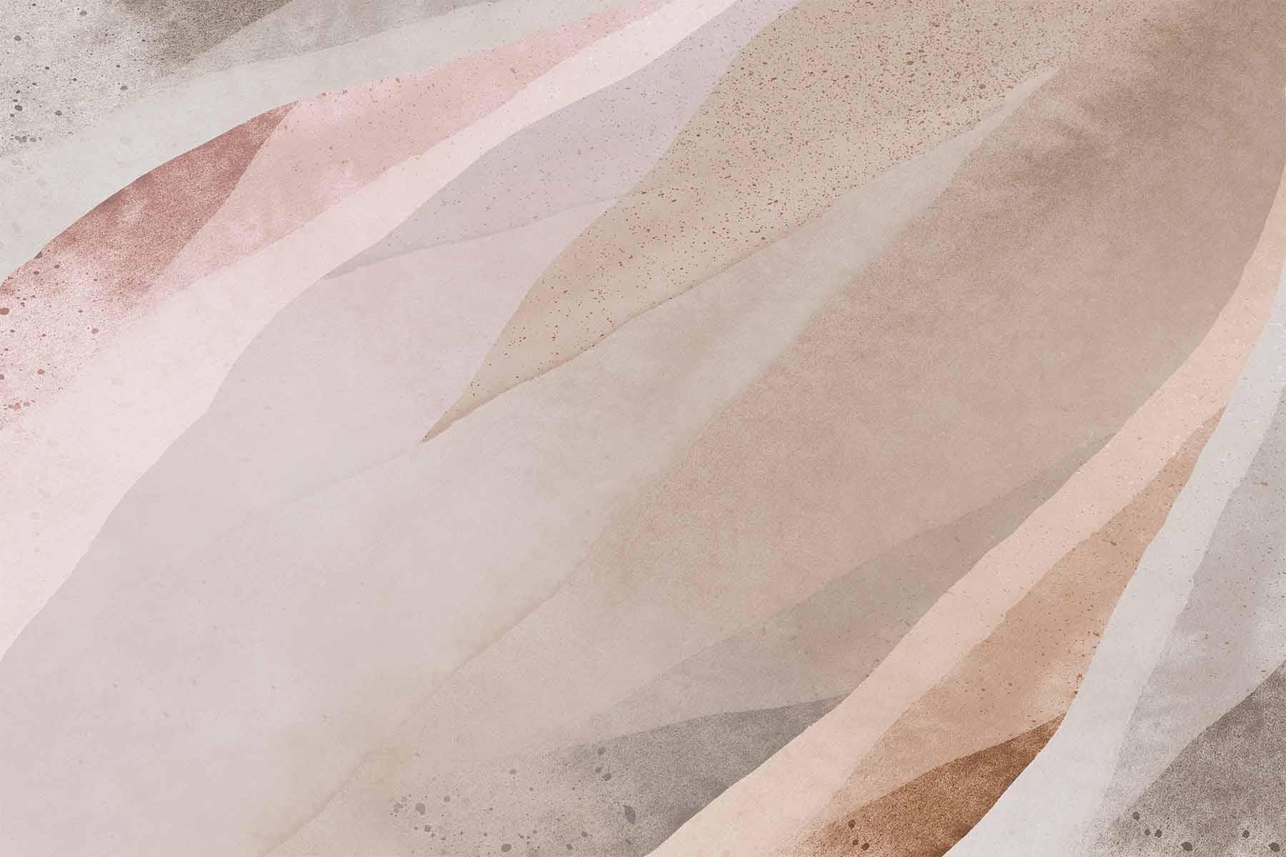 Natural Creme Abstract 2 Wall Mural-Wall Mural-Eazywallz