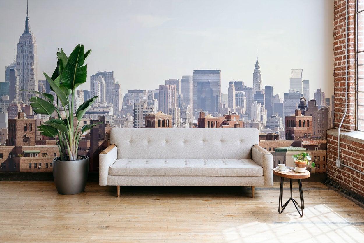 New York City skyline from Brooklyn Wall Mural-Wall Mural-Eazywallz