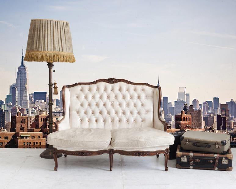 New York City skyline from Brooklyn Wall Mural-Wall Mural-Eazywallz