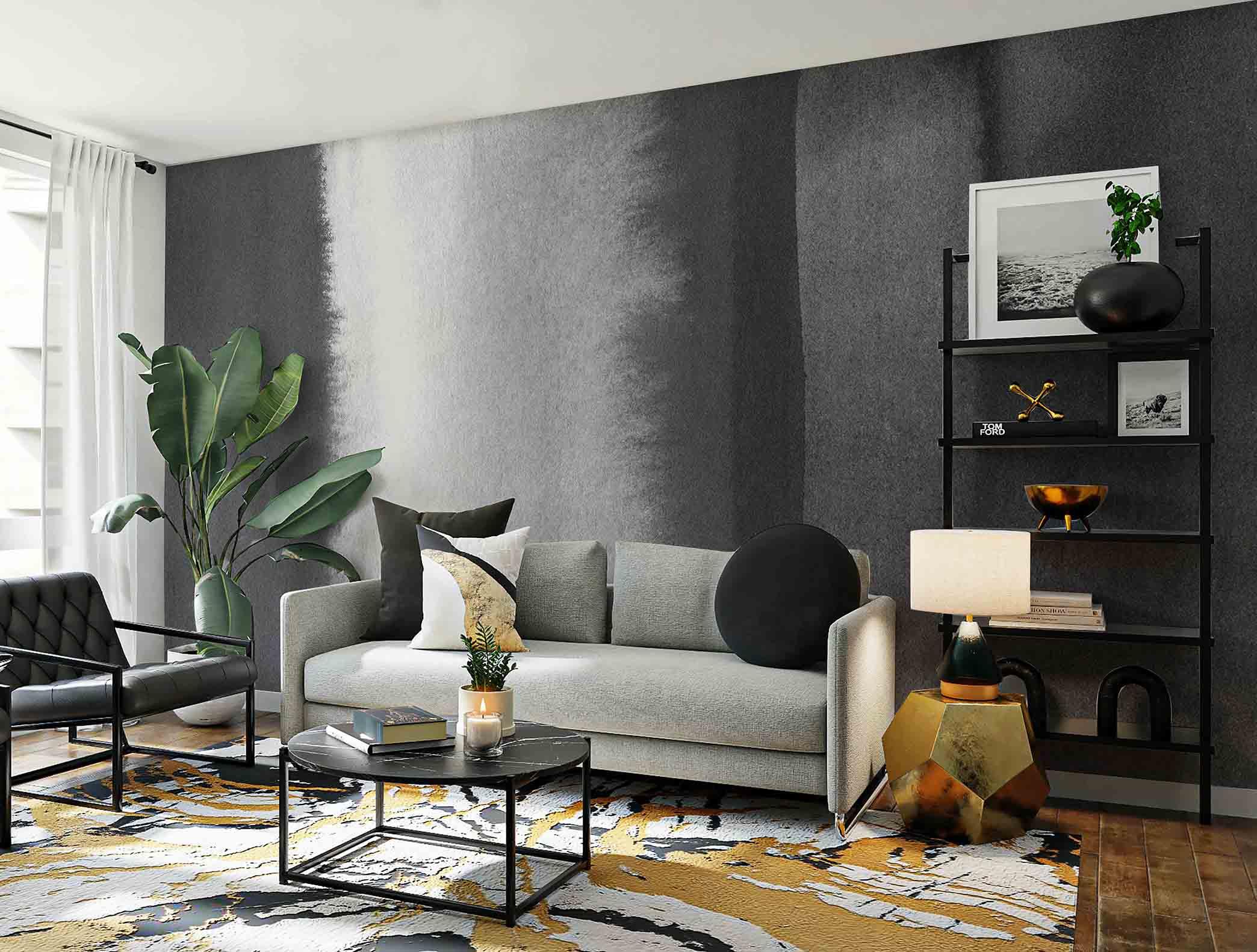 Night Fall Color Block Wallpaper Mural-Wall Mural-Eazywallz