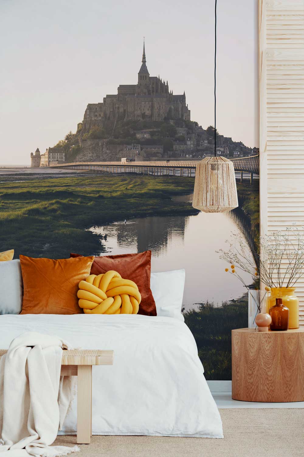 Normandy Castle Wall Mural-Wall Mural-Eazywallz