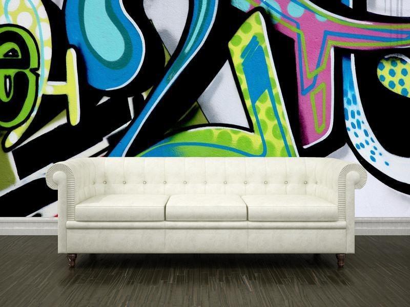 Number 2 graffiti Wall Mural-Wall Mural-Eazywallz