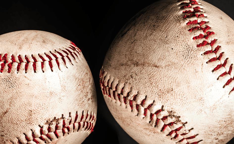 Old Baseball Closeup Wall Mural-Wall Mural-Eazywallz