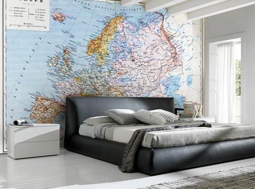Old European Map Wall Mural-Wall Mural-Eazywallz