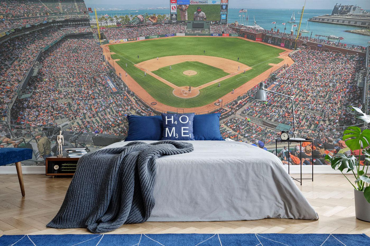 Oracle Park Baseball Stadium Wall Mural-Wall Mural-Eazywallz