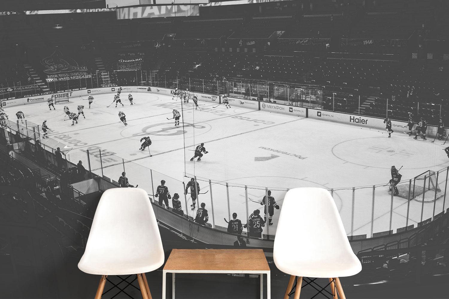 Over Time Hockey Wall Mural-Wall Mural-Eazywallz