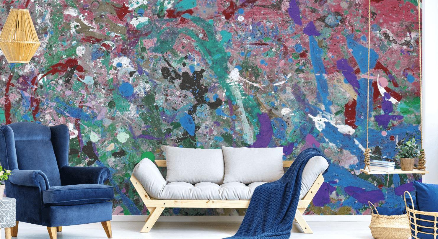 Painter's Palette Wall Mural-Wall Mural-Eazywallz