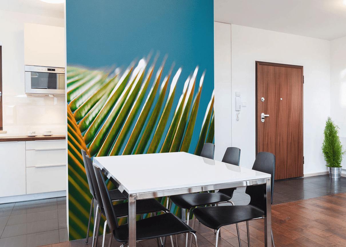 Palm Leaf Close up Wall Mural-Wall Mural-Eazywallz