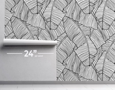 Palm Leaves Wallpaper #530-Repeat Pattern Wallpaper-Eazywallz