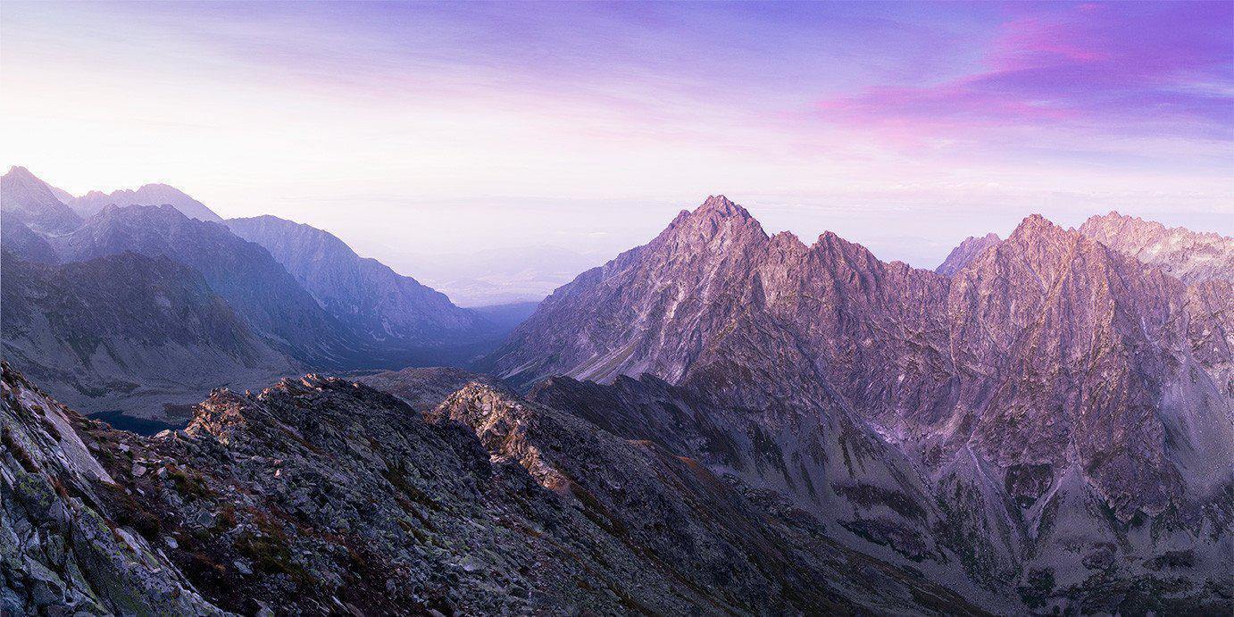 Panoramic Mountain Range Wall Mural-Wall Mural-Eazywallz