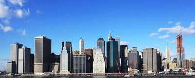 Panoramic New York Skyline Wall Mural-Wall Mural-Eazywallz