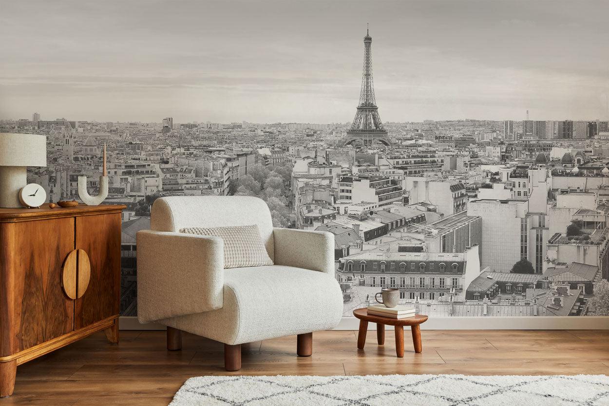 Panoramic View of Paris Wall Mural-Wall Mural-Eazywallz