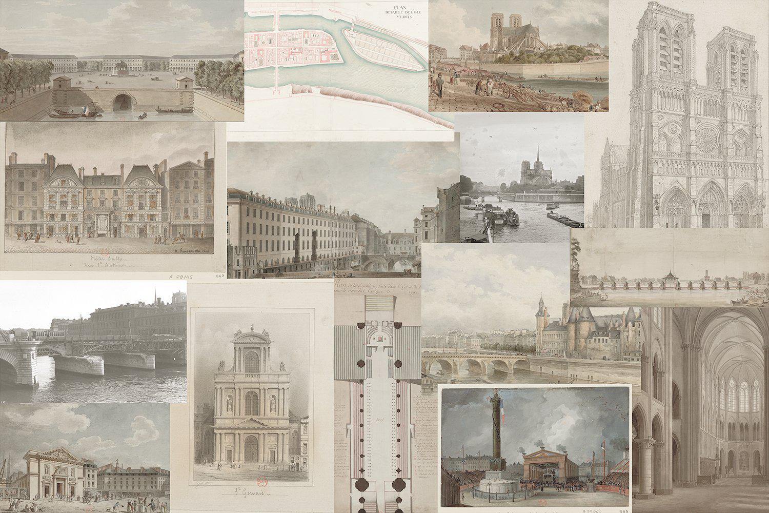 Paris 4e Arrondissement Wall Mural-Wall Mural-Eazywallz