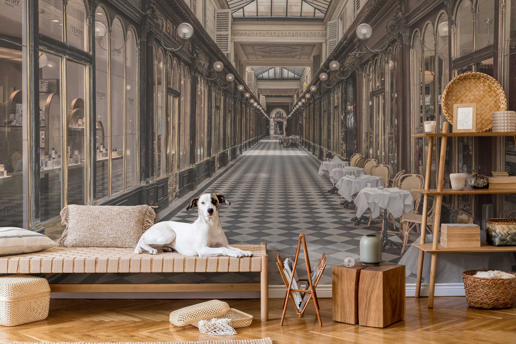 Parisian Corridor Wall Mural-Wall Mural-Eazywallz