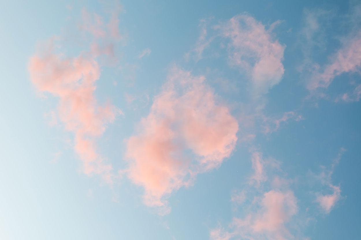Pink Clouds 2 Wall Mural-Wall Mural-Eazywallz