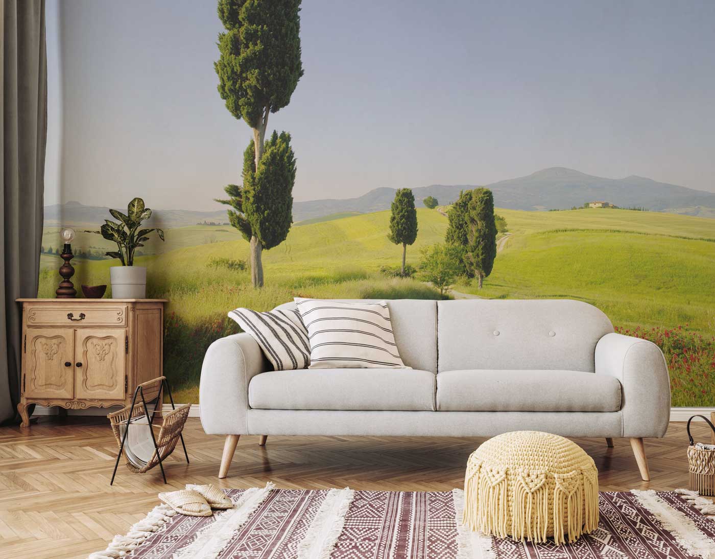 Podere Terrapille Wall Mural-Wall Mural-Eazywallz