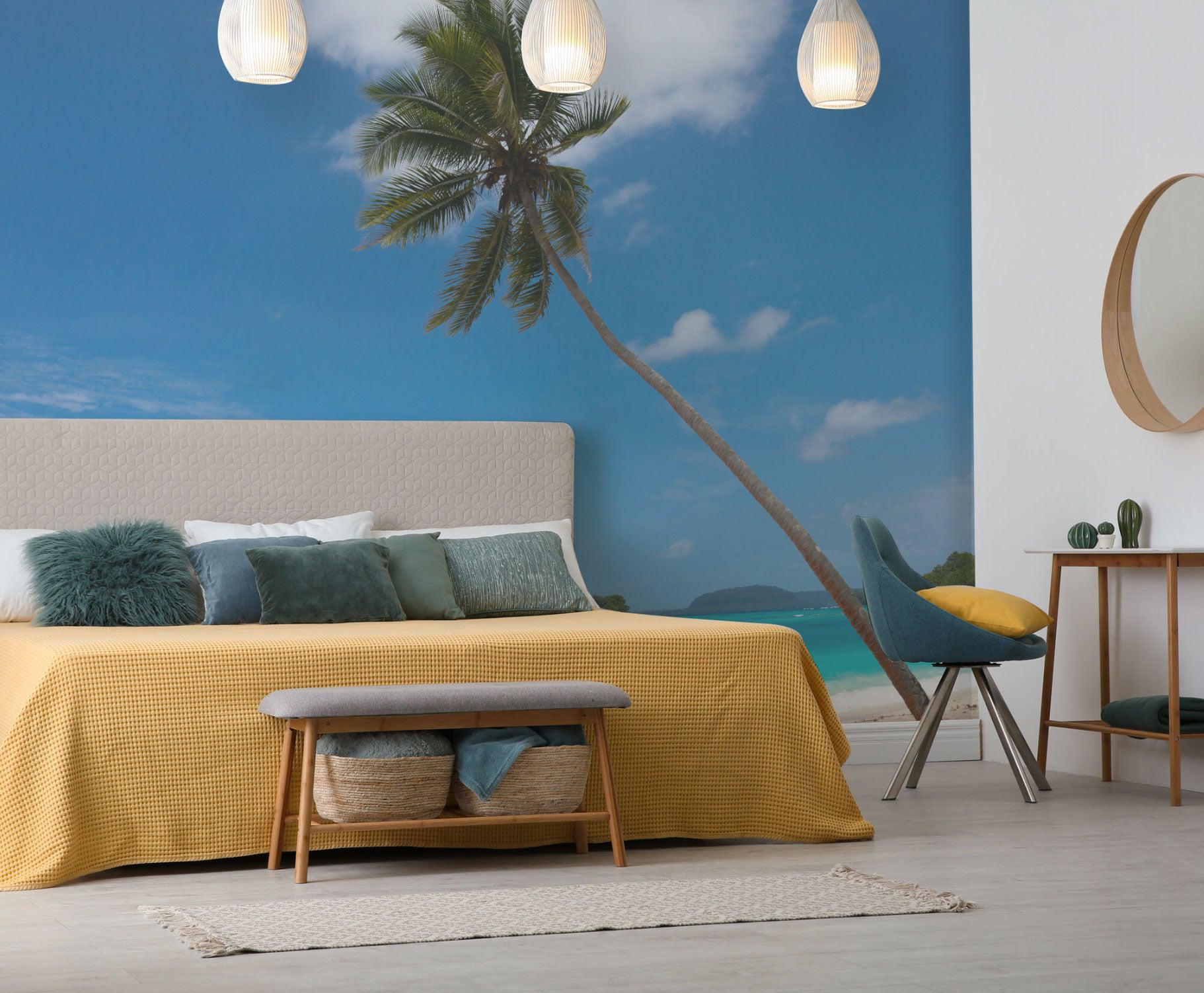 Port Vila Beach Wall Mural-Wall Mural-Eazywallz