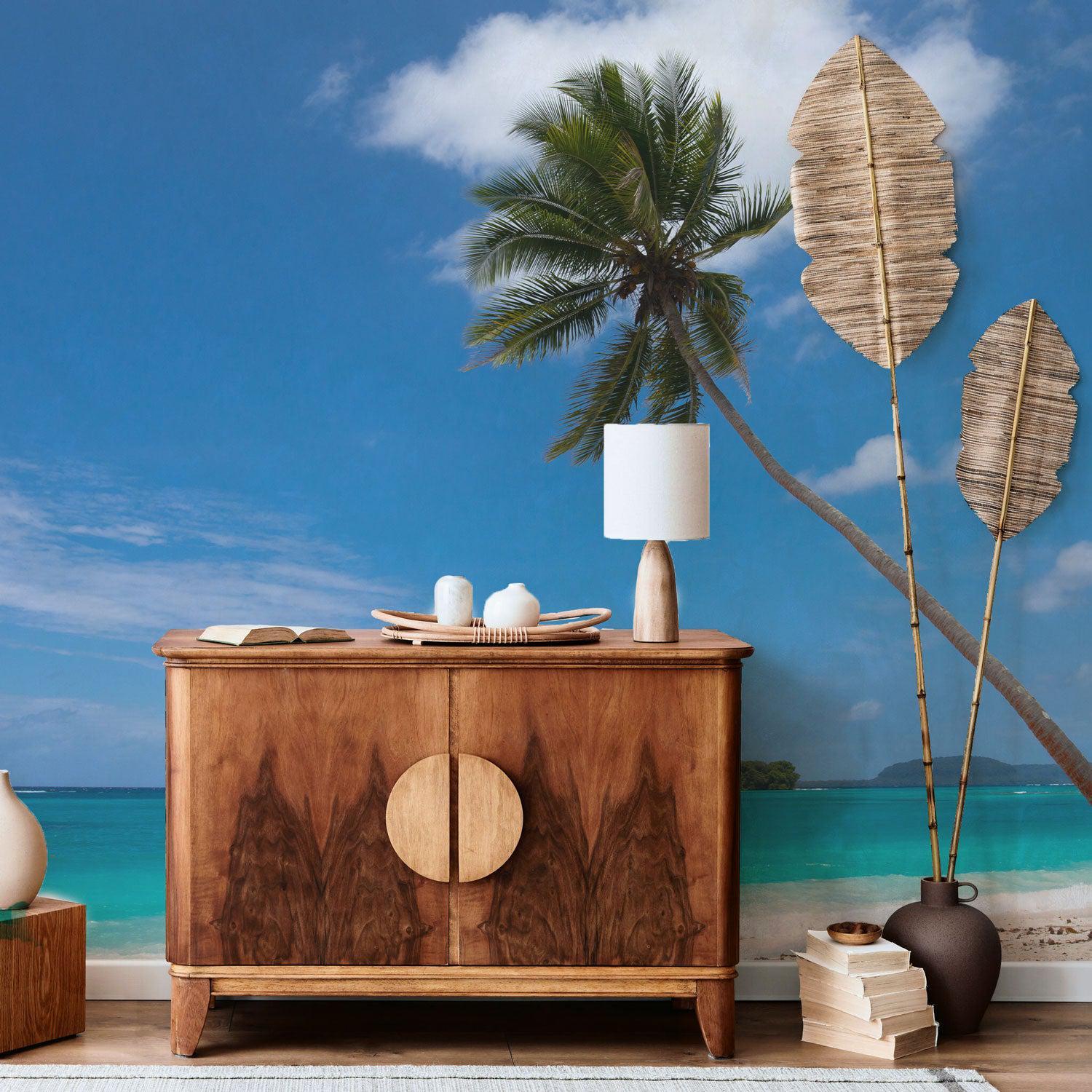 Port Vila Beach Wall Mural-Wall Mural-Eazywallz