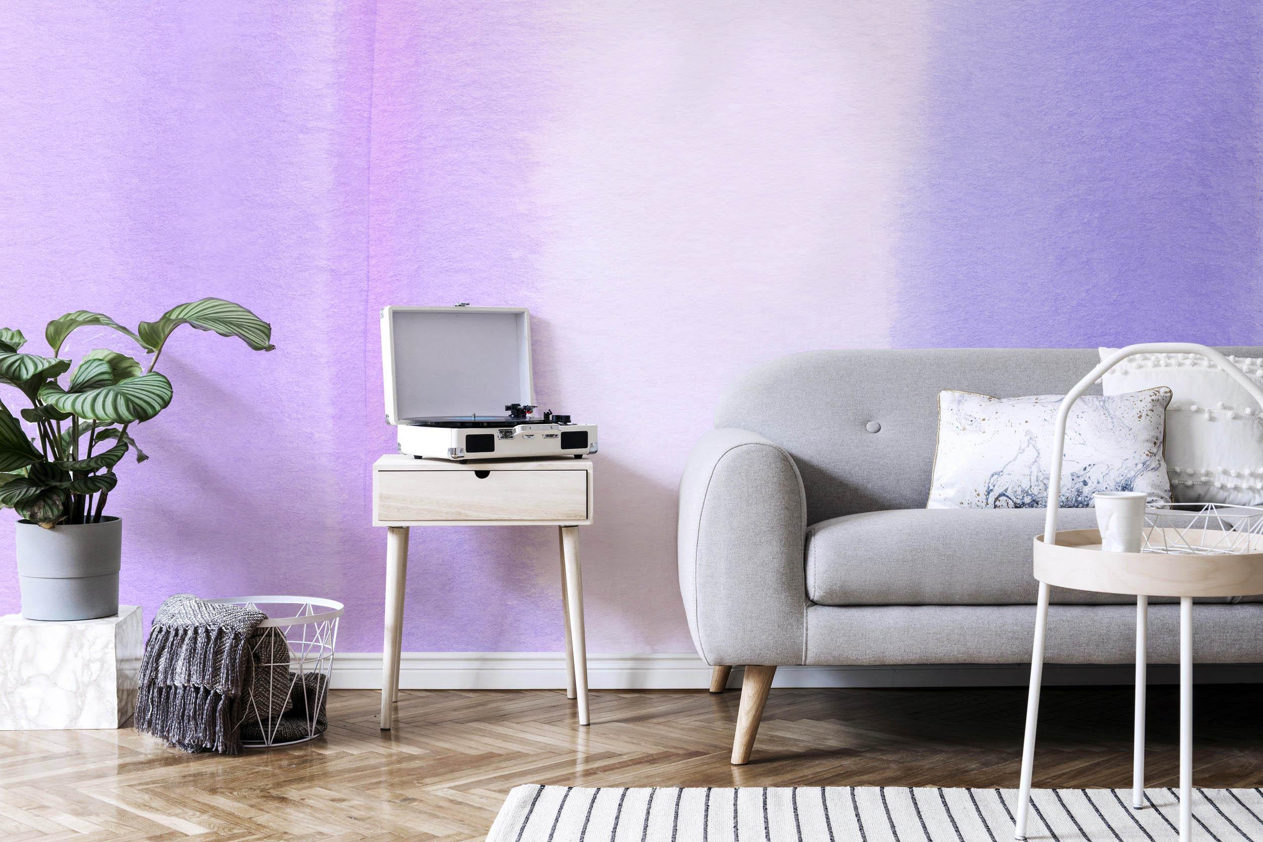 Purple Haze Color Block Wall Mural-Wall Mural-Eazywallz