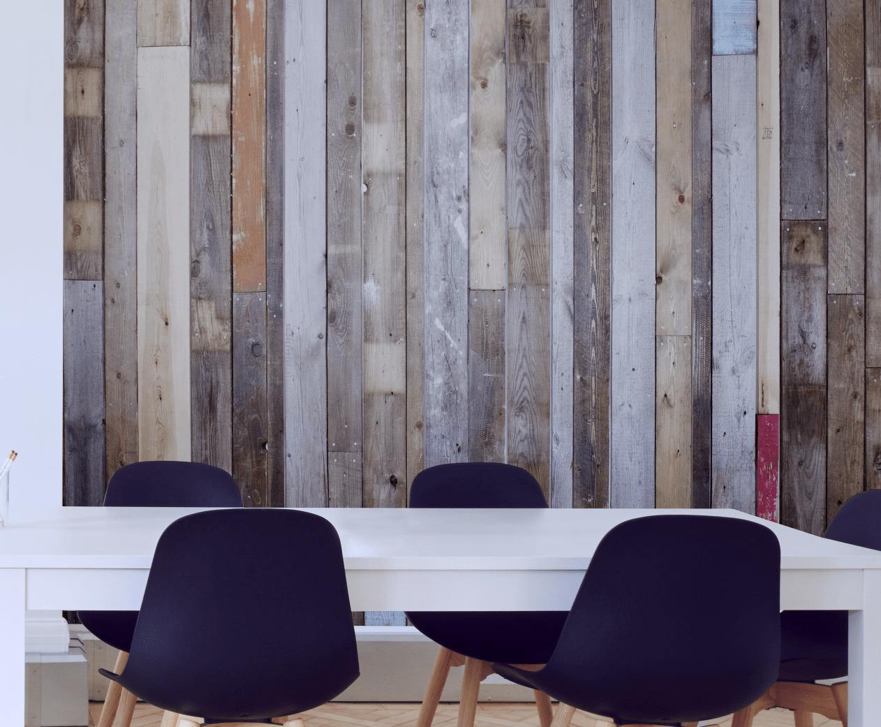 Reclaimed Wood Planks Wall Mural-Wall Mural-Eazywallz