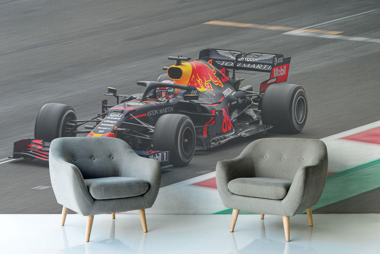 Red Bull F1 Sports Car Wall Mural-Wall Mural-Eazywallz